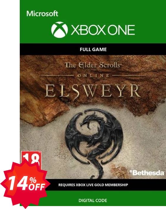 The Elder Scrolls Online: Elsweyr Xbox One Coupon code 14% discount 