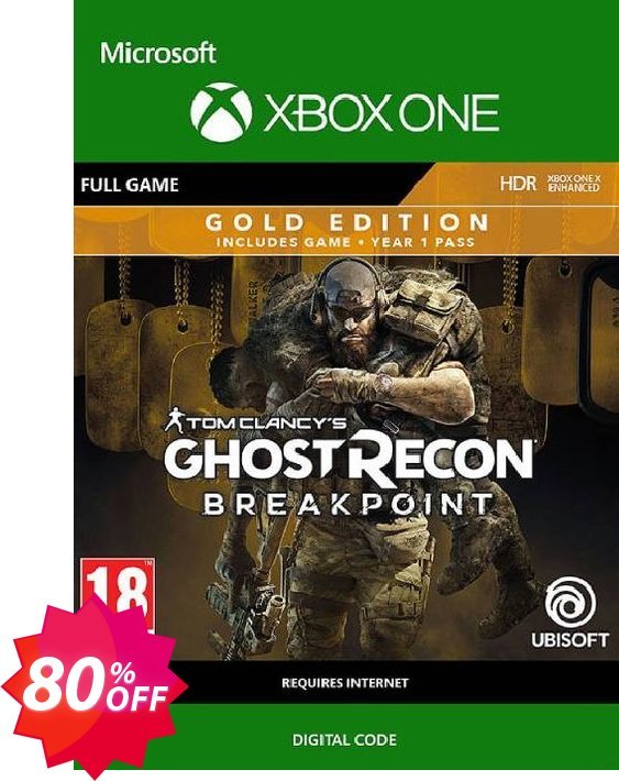 Tom Clancy's Ghost Recon Breakpoint: Gold Edition Xbox One Coupon code 80% discount 