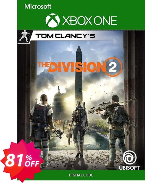 Tom Clancy's The Division 2 Xbox One Coupon code 81% discount 