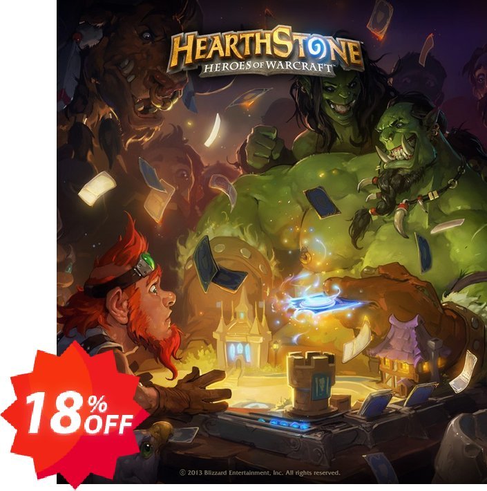 Hearthstone Heroes of Warcraft - Deck of Cards DLC, PC  Coupon code 18% discount 