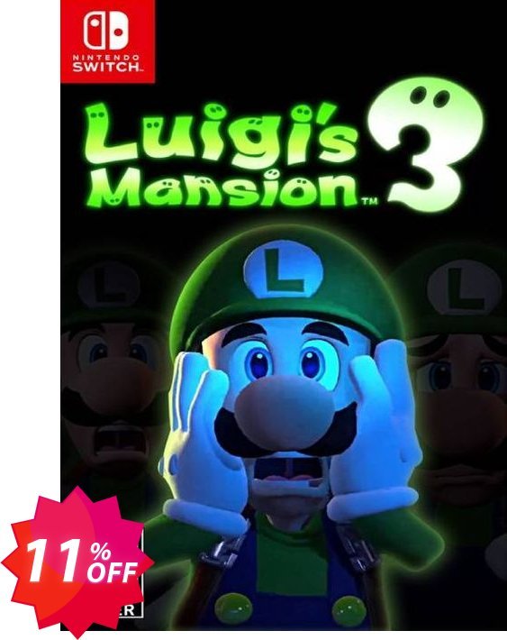 Luigi's Mansion 3 Switch Coupon code 11% discount 