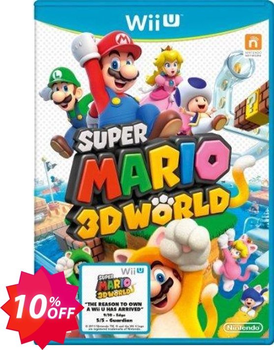Super Mario 3D World Nintendo Wii U - Game Code Coupon code 10% discount 