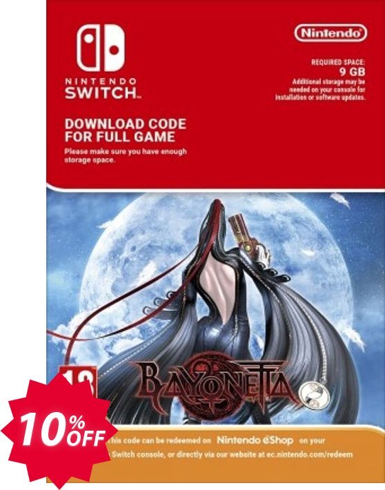 Bayonetta Switch Coupon code 10% discount 