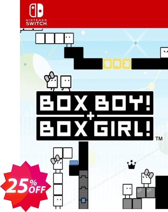 BOXBOY! + BOXGIRL! Switch Coupon code 25% discount 