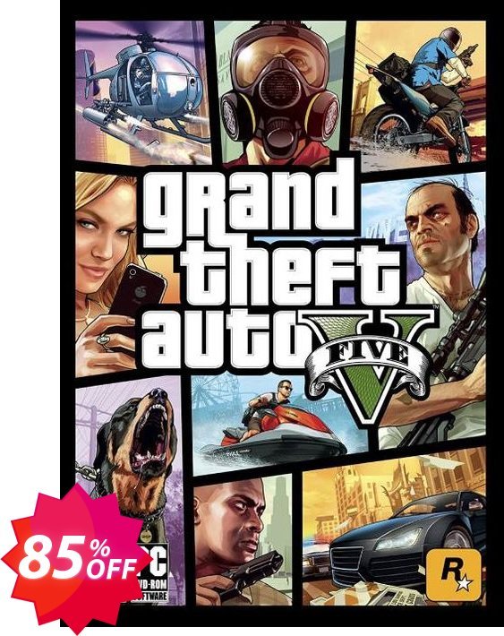 Grand Theft Auto V 5, GTA 5 PC Coupon code 85% discount 
