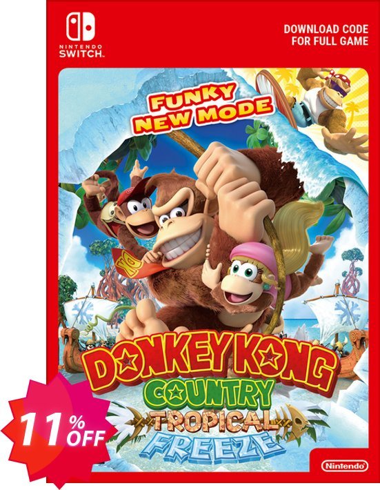 Donkey Kong Country Tropical Freeze Switch Coupon code 11% discount 