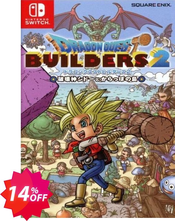 Dragon Quest Builders 2 Switch Coupon code 14% discount 