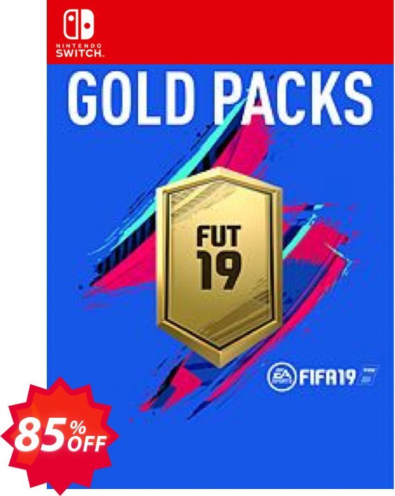 FIFA 19 - Jumbo Premium Gold Packs DLC Switch Coupon code 85% discount 