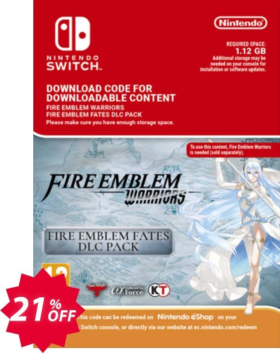 Fire Emblem Warriors: Fire Emblem Fates DLC Pack Switch Coupon code 21% discount 