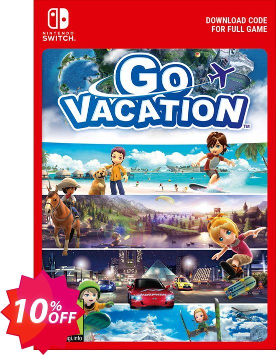 Go Vacation Switch Coupon code 10% discount 