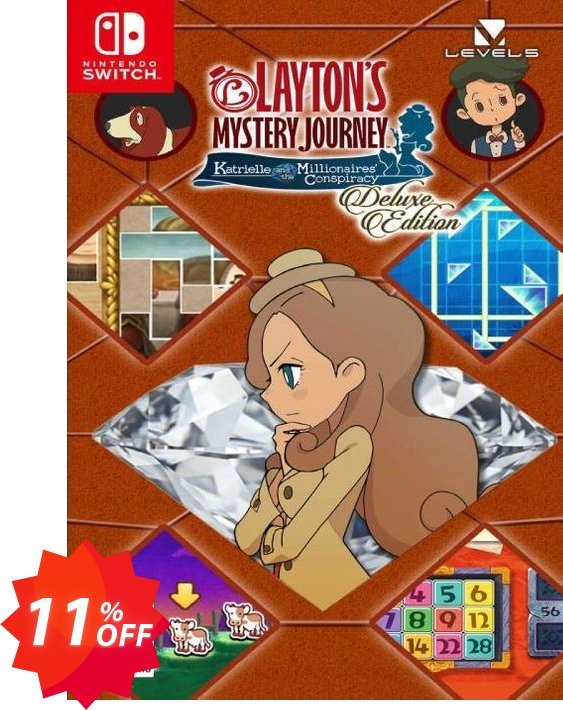 Layton's Mystery Journey: Katrielle and the Millionaires' Conspiracy - Deluxe Edition Switch, EU  Coupon code 11% discount 