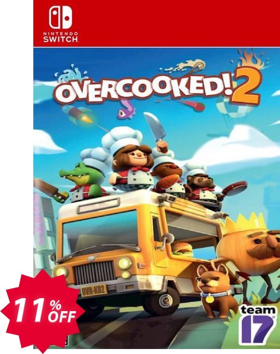 Overcooked 2 Switch Coupon code 11% discount 