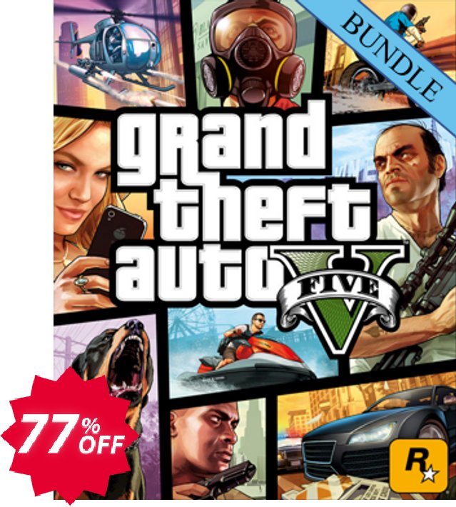 Grand Theft Auto V 5 - Great White Shark Card Bundle PC Coupon code 77% discount 