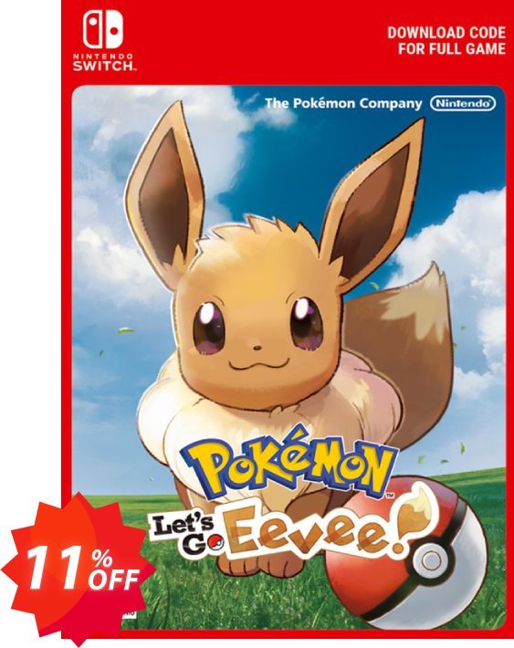 Pokemon Let's Go! Eevee Switch Coupon code 11% discount 
