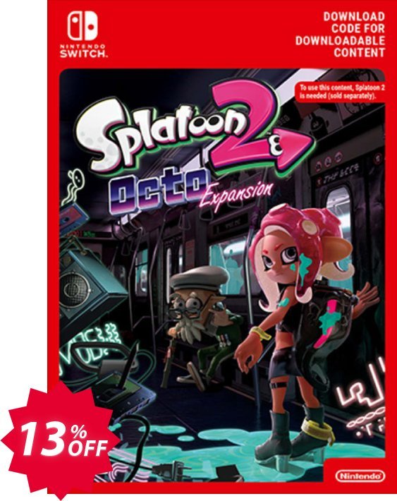 Splatoon 2 Octo Expansion Switch Coupon code 13% discount 