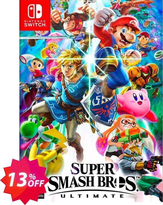 Super Smash Bros. Ultimate Switch Coupon code 13% discount 