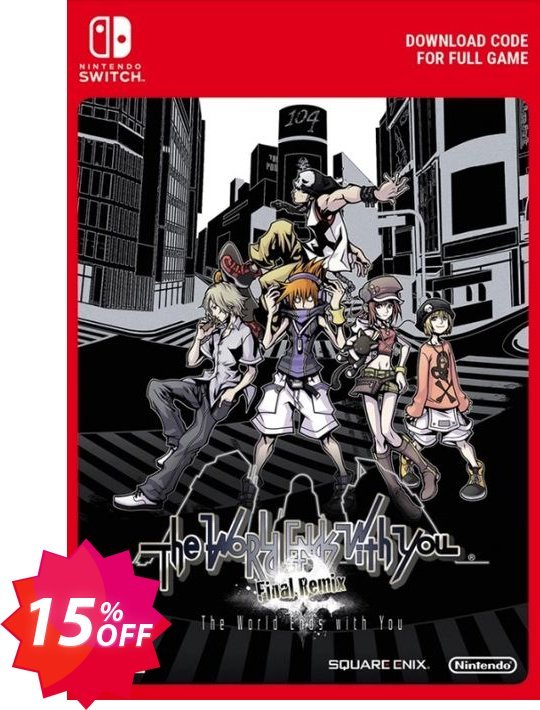 The World Ends With You: Final Remix! Switch Coupon code 15% discount 