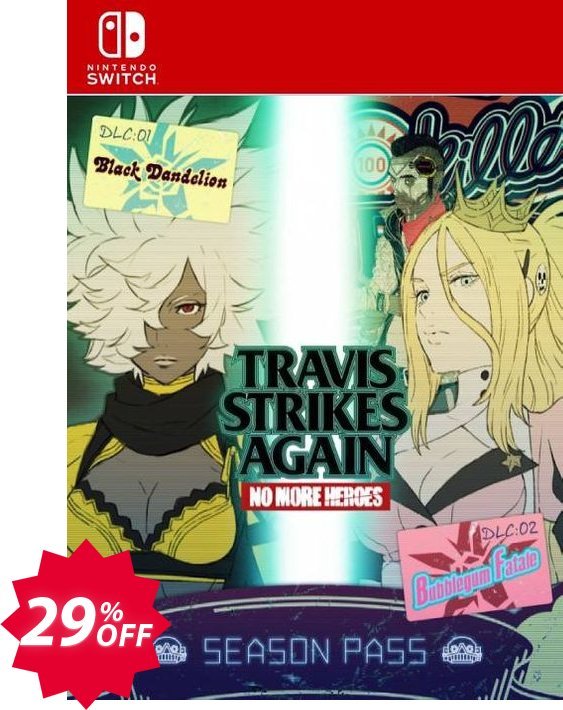 Travis Strikes Again: No More Heroes Season Pass Switch Coupon code 29% discount 