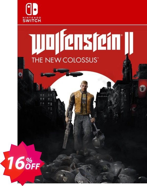 Wolfenstein II 2: The New Colossus Switch Coupon code 16% discount 
