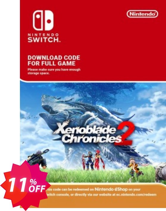Xenoblade Chronicles 2 Switch Coupon code 11% discount 