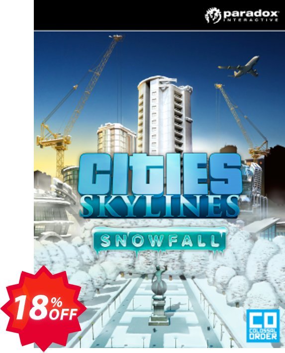 Cities: Skylines Snowfall PC Coupon code 18% discount 