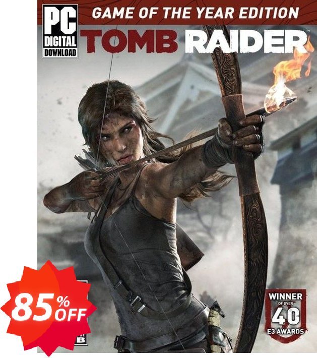 Tomb Raider Game of the Year PC Coupon code 85% discount 