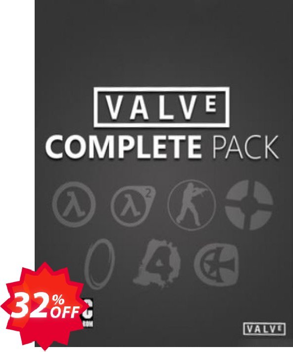 Valve Complete Pack PC Coupon code 32% discount 