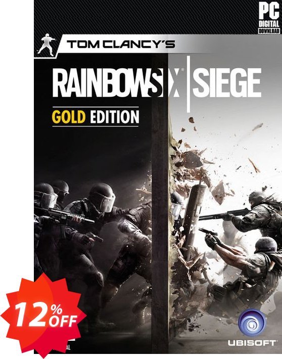 Tom Clancys Rainbow Six Siege Gold Edition PC Coupon code 12% discount 