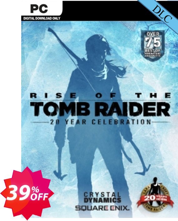 Rise of the Tomb Raider 20 Year Celebration Pack DLC Coupon code 39% discount 