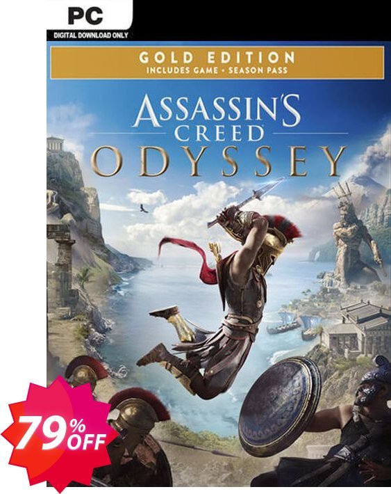Assassins Creed Odyssey - Gold PC Coupon code 79% discount 