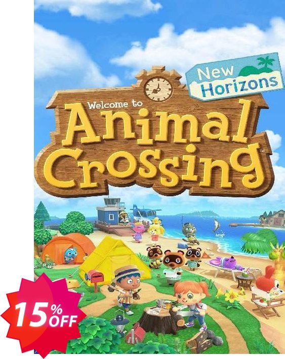 Animal Crossing: New Horizons Switch Coupon code 15% discount 