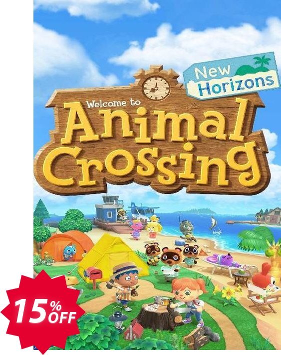 Animal Crossing: New Horizons Switch Coupon code 15% discount 