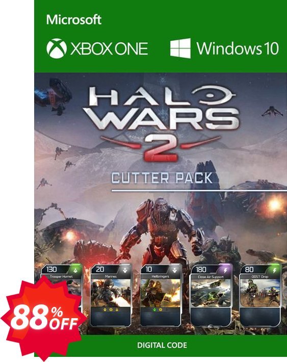 Halo Wars 2 Cutter Pack DLC Xbox One / PC Coupon code 88% discount 