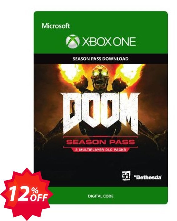 DOOM Season Pass, Xbox One  Coupon code 12% discount 
