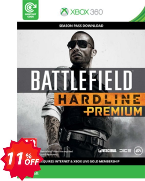 Battlefield Hardline Premium Xbox 360 Coupon code 11% discount 