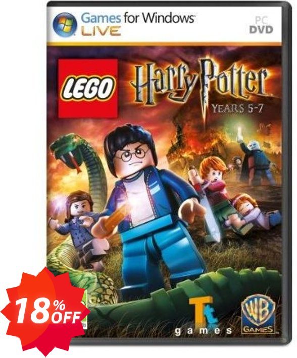 Lego Harry Potter Years 5-7, PC  Coupon code 18% discount 