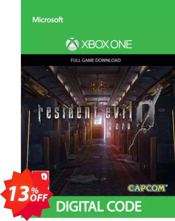 Resident Evil 0 Xbox One Coupon code 13% discount 