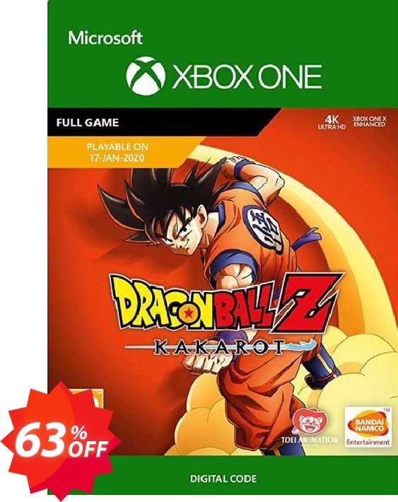 Dragon Ball Z: Kakarot Xbox One Coupon code 63% discount 