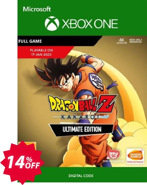 Dragon Ball Z: Kakarot Ultimate Edition Xbox One Coupon code 14% discount 