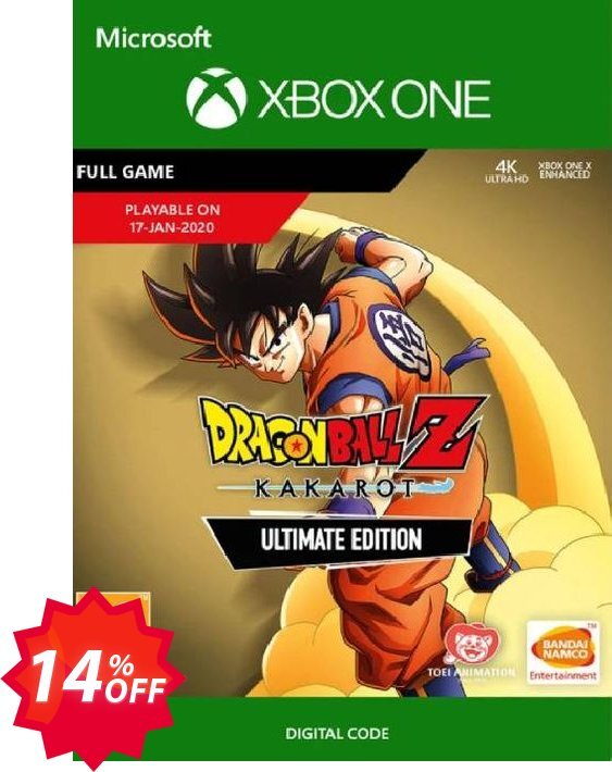 Dragon Ball Z: Kakarot Ultimate Edition Xbox One Coupon code 14% discount 