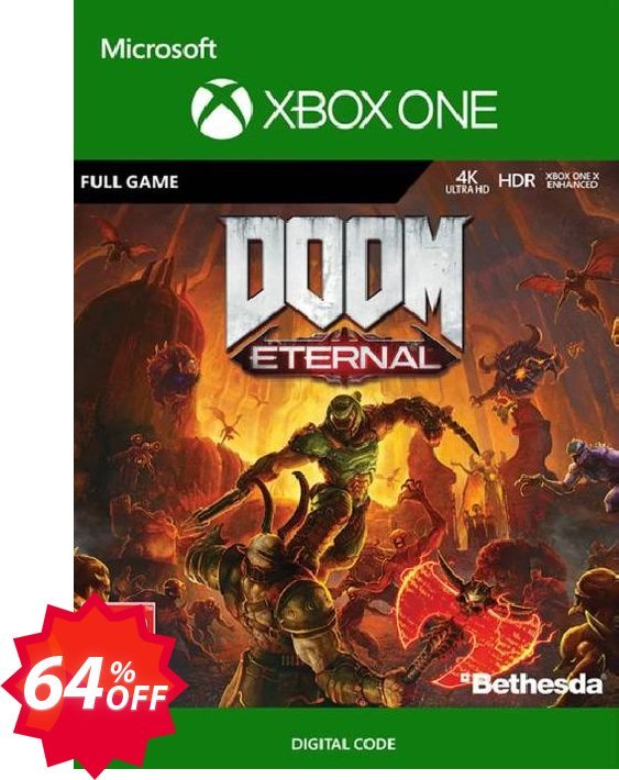 DOOM Eternal Xbox One Coupon code 64% discount 