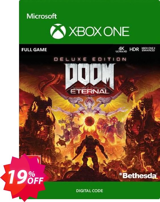 DOOM Eternal - Deluxe Edition Xbox One Coupon code 19% discount 