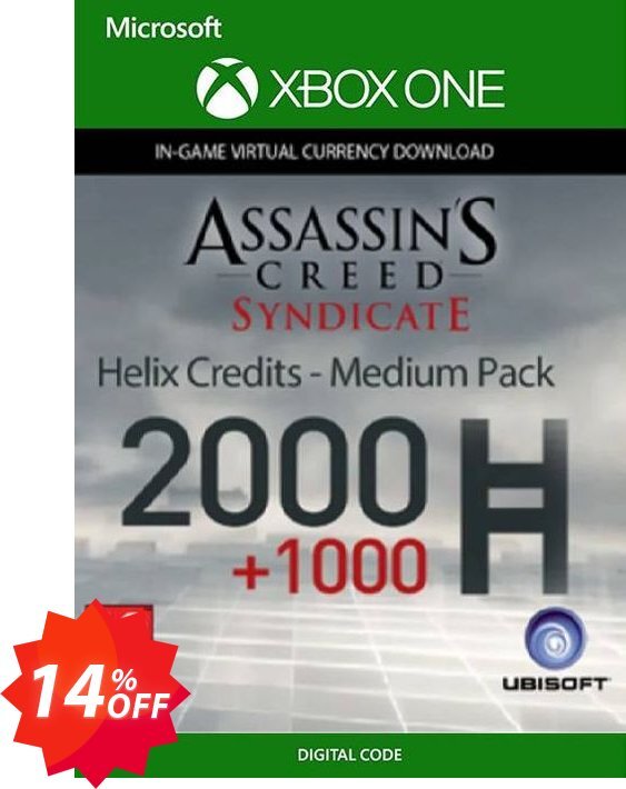 Assassin's Creed Syndicate - Helix Credit Medium Pack Xbox One Coupon code 14% discount 