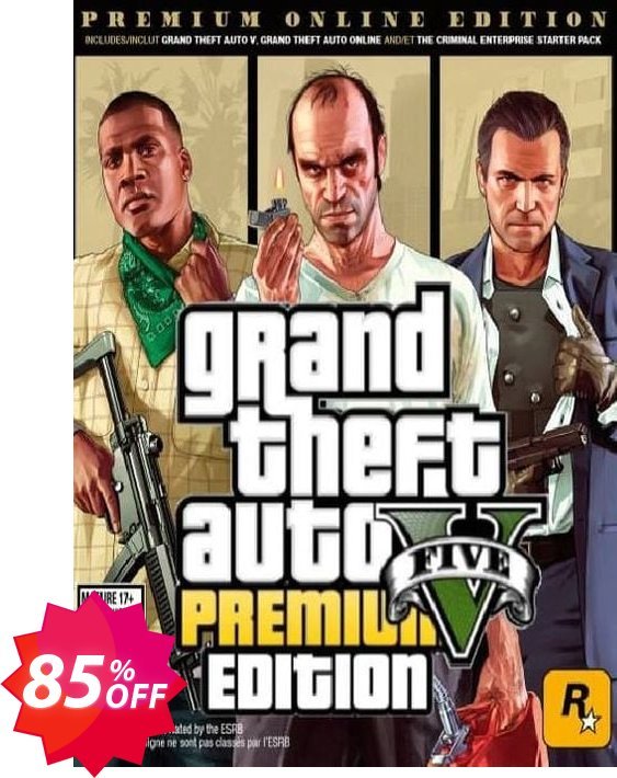 Grand Theft Auto V 5, GTA 5 : Premium Online Edition PC Coupon code 85% discount 
