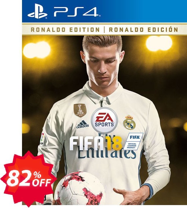 FIFA 18: Ronaldo Edition PS4 US Coupon code 82% discount 