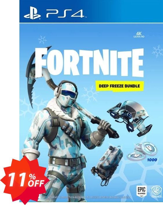 Fortnite Deep Freeze Bundle PS4 Coupon code 11% discount 