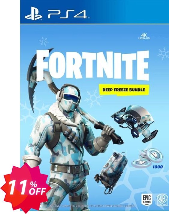 Fortnite Deep Freeze Bundle PS4 Coupon code 11% discount 