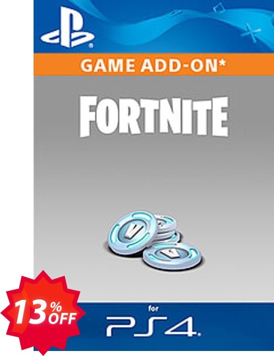 Fortnite - 1,000 V-Bucks PS4 Coupon code 13% discount 
