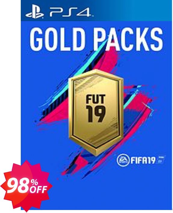 FIFA 19 - Jumbo Premium Gold Packs DLC PS4 Coupon code 98% discount 