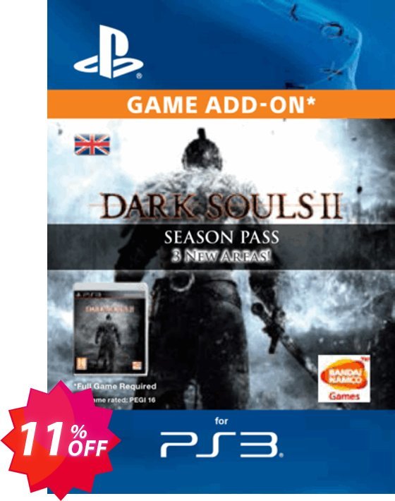 Dark Souls II 2 Season Pass PS3 Coupon code 11% discount 
